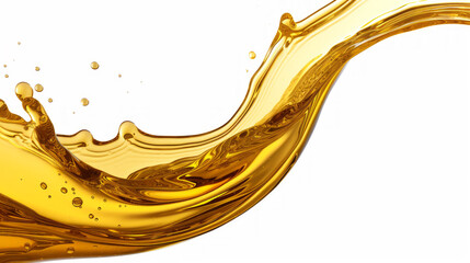 Engine oil from splash
