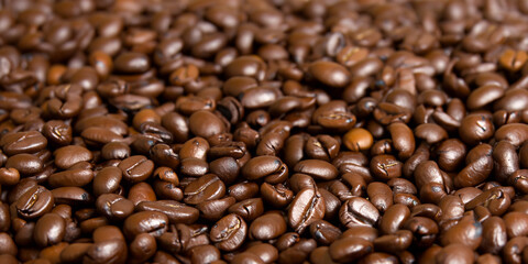 Obraz premium Coffee bean fly explosion, coffee crushed mix seed float explode on white background isolated. Generative AI.