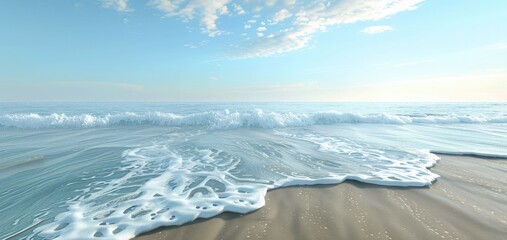 Serene Shoreline at Dawns Embrace