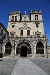 Cathedral in the center of Braga, Portugal, one of the most important monuments in the city, Braga, Portugal
