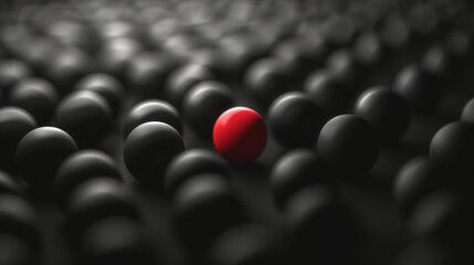 Obraz premium Rise Above the Crowd: Standing Out in a Competitive Market concept