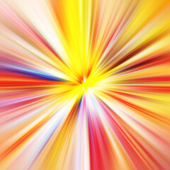 Obraz premium Colorful zoom motion effect. Abstract background. Color lines. Colored texture backdrop and banner. Multi color gradient pattern and textured wallpaper.