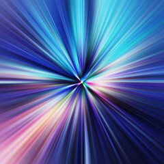 Obraz premium Colorful zoom motion effect. Abstract background. Color lines. Colored texture backdrop and banner. Multi color gradient pattern and textured wallpaper.