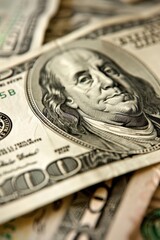 a pile of money is shown on a table