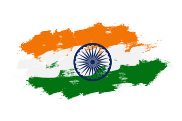 india flag grunge