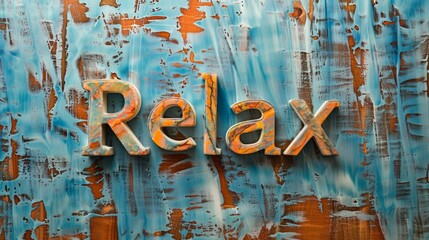 Fototapeta premium Opal Crystal Stress Relief concept art poster.