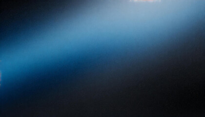 Obraz premium dark minimalistic gradient black and blue background with copy space, abstract texture, banner