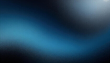 Obraz premium dark minimalistic gradient black and blue background with copy space, abstract texture, banner