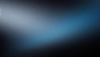 Fototapeta premium dark minimalistic gradient black and blue background with copy space, abstract texture, banner