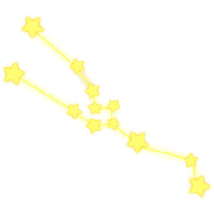 Zodiac Constellations Line. constellations sign in the deep space. Stars map, Astronomical Constellation Night Sky. Stardust in deep universe. Milky way galaxy