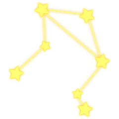 Zodiac Constellations Line. constellations sign in the deep space. Stars map, Astronomical Constellation Night Sky. Stardust in deep universe. Milky way galaxy