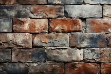 Concrete Background Brick Texture Brick and Masonry, generative IA