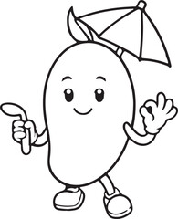 Fototapeta premium cartoon character chef