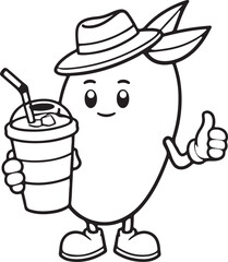 coloring book with character