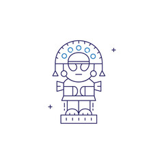Tumi Inca Vector Icon Design