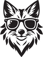 cat head black and white cat