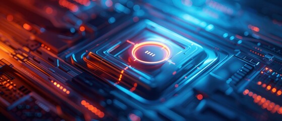 Obraz premium Secure login on a tablet