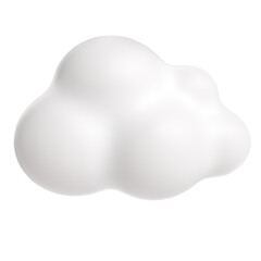 Cloud 3D cartoon character