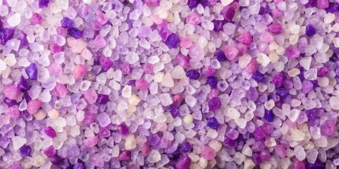 Obraz premium background of mineral bath salts close-up 