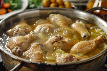 broth made from chicken
