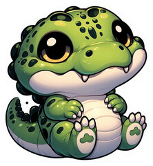 Fototapeta premium Krokodil Sticker png