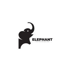 Obraz premium elephant logo vector template art design