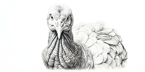 Vintage Black And White Sketch