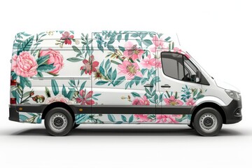 Floral Wrapped Van