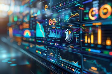 Obraz premium Data Analytics Dashboard