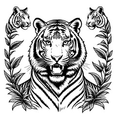 Fototapeta premium Prideful Feline Illustration Collection