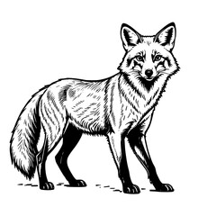 Fototapeta premium Wildlife Art Collection: Vintage Etchings of Animals