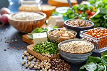 Nutritious options for vegans and vegetarians include grains seeds nuts vegetables and tofu Rich in antioxidants plant protein and fiber