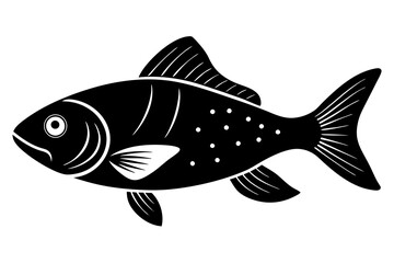 fish line art vector silhouette