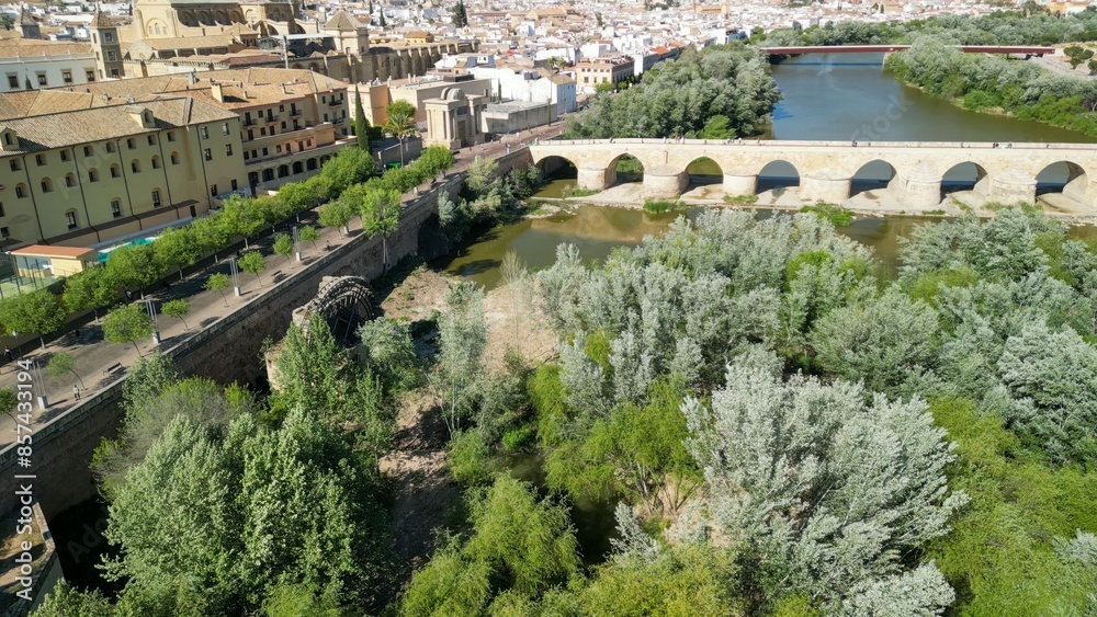 Canvas Prints Aerial view of Cordoba, Andalusia. Southern Spain