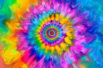 Tiedye pattern background, rainbow colors, abstract rainbow background