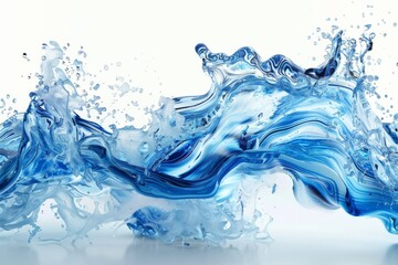 Abstract Artistic Water Splash
