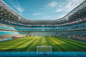 Modern Soccer Stadium
