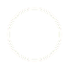 An abstract retro ring shape design element.