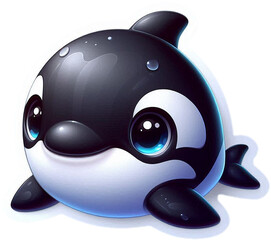 Orca Sticker png