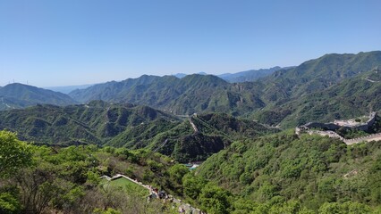 Naklejka premium Grande Muraille de Chine, section Badaling