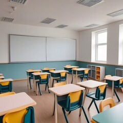 Fototapeta premium classroom at school
