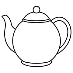 teapot isolated on white background