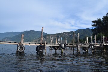 Atitlan lake awesome picture in Guatemala