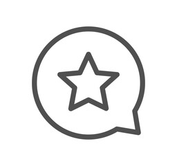 Obraz premium Star related icon outline and linear vector. 