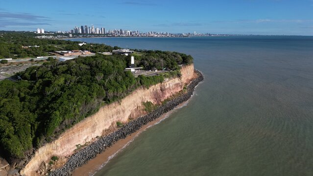 Aerial view of Cabo Branco Lighthouse - Jo&atilde;o Pessoa, Para&iacute;ba, Brazil (Vista a&eacute;rea do Farol do Cabo Branco - Jo&atilde;o Pessoa, Para&iacute;ba, Brasil)
