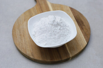 Bowl of baking soda, Sodium bicarbonate powder