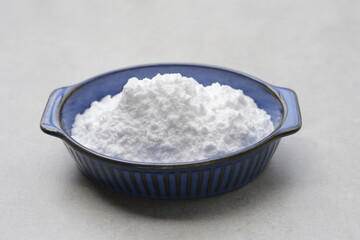 Bowl of baking soda, Sodium bicarbonate powder