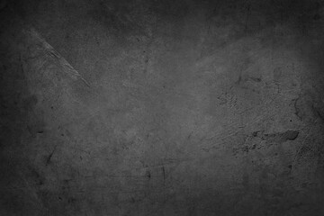 Dark grey textured concrete wall background