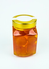 Jars of jams and desserts