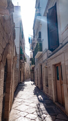 Vie del centro storico di Molfetta (Puglia)